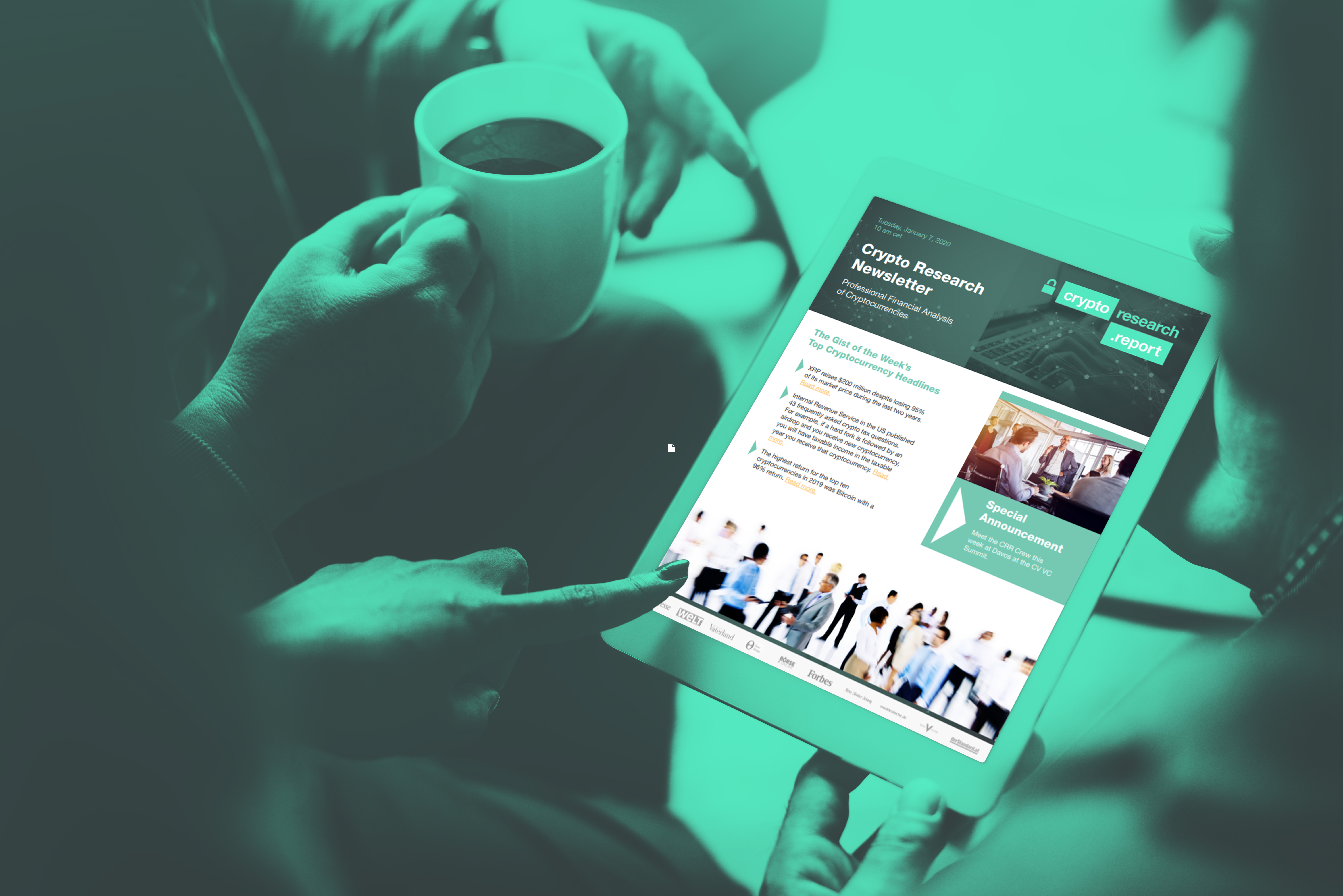 Mockup Copyspace Hands Digital Tablet Concept