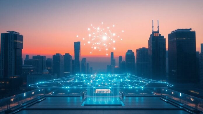 Digital Asset Summit 2025 futuristic cityscape