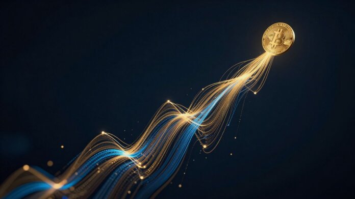 S&P Crypto Index Fund abstract digital currency flow